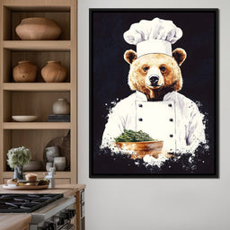Chef Bear Culinary Delight - NicheCanvas