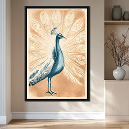 Gilded Plumes Of The Regal Display - NicheCanvas