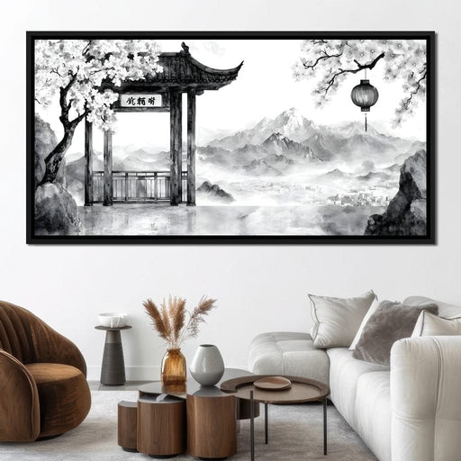 Tranquil Mountain Passage Canvas Print