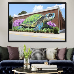 Street Art - Sea Turtle - NicheCanvas