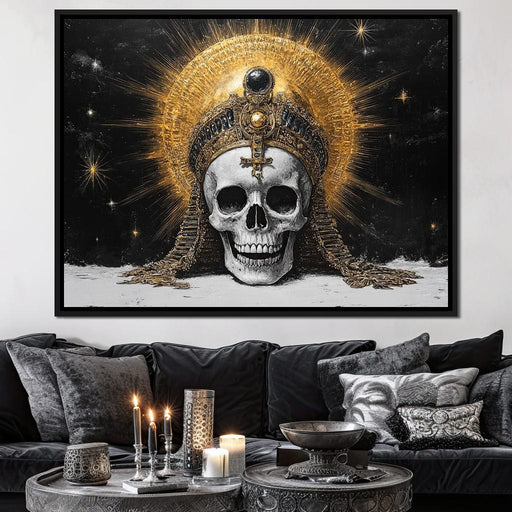 Celestial Majesty Radiance - Raven Blackwood Canvas Print