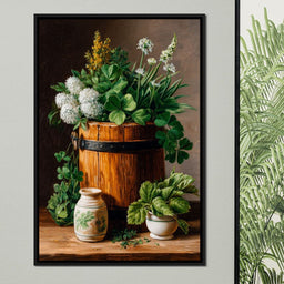 Clover With Herbs - NicheCanvas