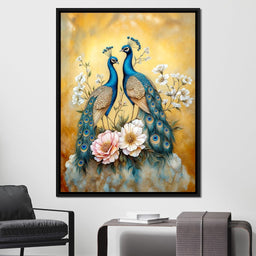 Peacock Serenade - TooplesArt - NicheCanvas