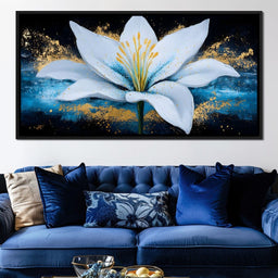 Golden Blossom Splendor - NicheCanvas