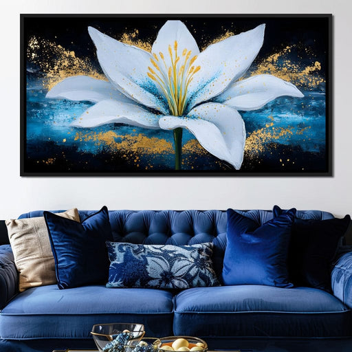 Golden Blossom Splendor Canvas Print