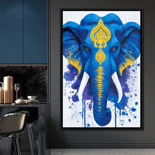 Ganesha Majestic Elephant Spirit Canvas Print