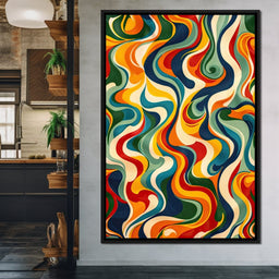 Vibrant Harmony Flow - NicheCanvas