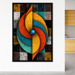Geometric Abstract - TooplesArt - NicheCanvas