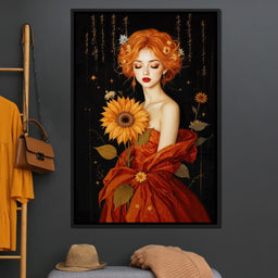 Lady Sunflower - TooplesArt - NicheCanvas