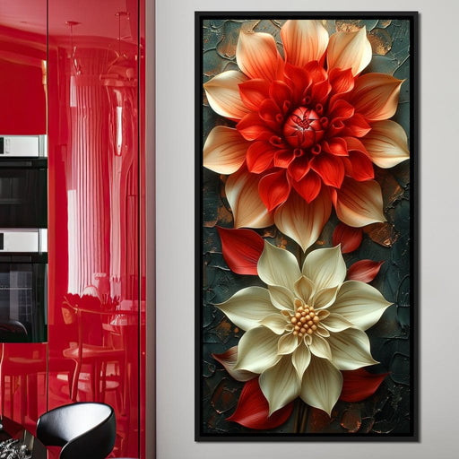 Autumnal Bloom Symphony Canvas Print