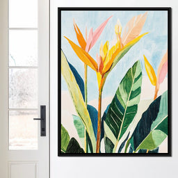 Tropical Flora Dance - NicheCanvas