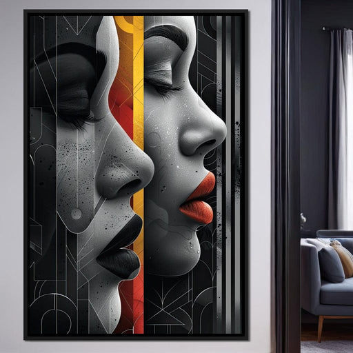 Silhouette Secrets Unveiled Canvas Print