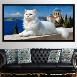 White Guardian of Aegean - NicheCanvas