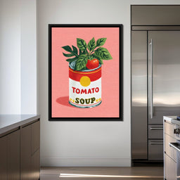 Pop Tomato Soup Garden Can - NicheCanvas