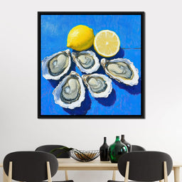 Lemon Kissed Oysters - NicheCanvas