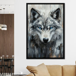 Sovereign Wolf's Stare - NicheCanvas