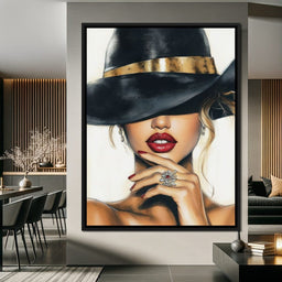 Midnight Allure Elegance - NicheCanvas