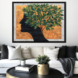 Golden Reflections of Nature - NicheCanvas