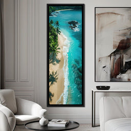 Tropical Serenity Beach - NicheCanvas