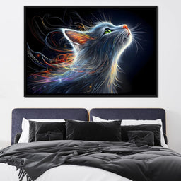 Whiskers of Celestial Flame - NicheCanvas