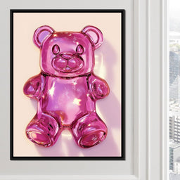 Pink Bear Gummy - NicheCanvas