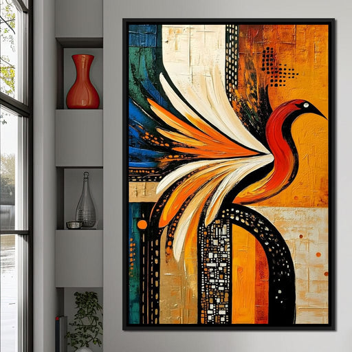 Vivid Phoenix Harmony Flight Canvas Print