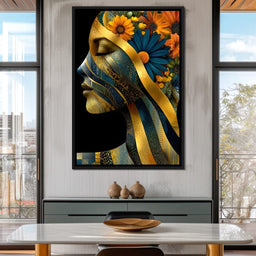 Golden Flora Dreams Unveiled - NicheCanvas