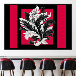 Baroque Leaf Flourish Fusion - NicheCanvas
