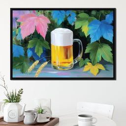 Frothy Beer Garden Delights - NicheCanvas