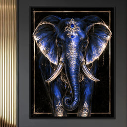 Gilded Majesty of the Midnight Traveler - NicheCanvas