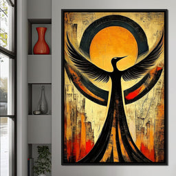 Radiant Wings of Dawn - NicheCanvas