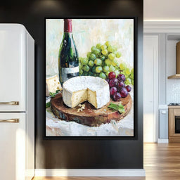 Wine and Cheese Delight - NicheCanvas