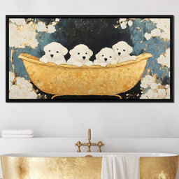 Golden Pups Bath Delight - NicheCanvas