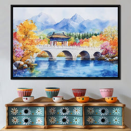 The Stone Bridge - NicheCanvas