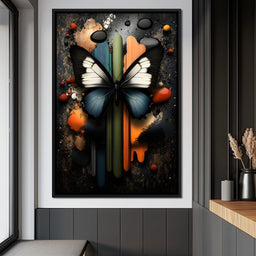 Butterfly Dreamscape Fusion - NicheCanvas