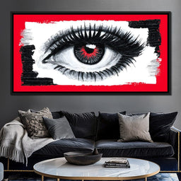 Fiery Sentinel Eye Awakens - NicheCanvas