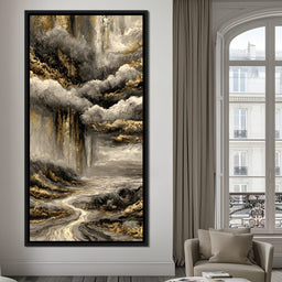 Gilded Rivers Of Lost Time - NicheCanvas
