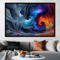 Elemental Swirls - TooplesArt - NicheCanvas