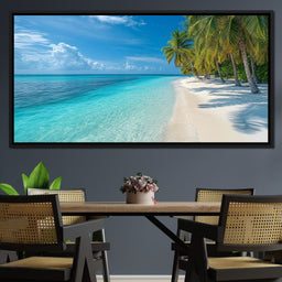 Tropical Shoreline Dreams - NicheCanvas