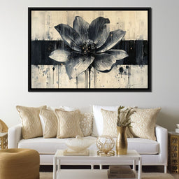 Nocturnal Blossom Drifts - NicheCanvas