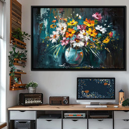 Bouquet of Wild Vibrance - NicheCanvas