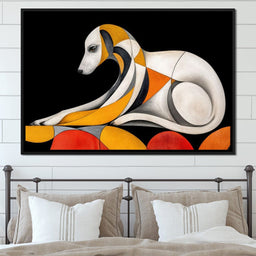 The Bauhaus Hound - TooplesArt - NicheCanvas