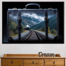 Mountain Rail Journey Escape - NicheCanvas