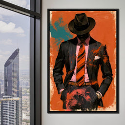 The Gentleman of Broken Colors - NicheCanvas
