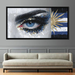 Golden Sun Blue Eye - NicheCanvas