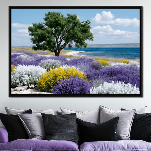 Coastal Meadow Lavender Tree Canvas Print