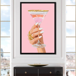Chic Martini Luxury Toast - NicheCanvas