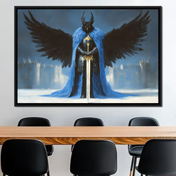 Guardian of the Midnight Realm - NicheCanvas