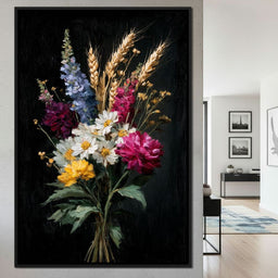 Wildflower Spring Bouquet - NicheCanvas