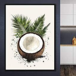 Tropical Coconut - NicheCanvas